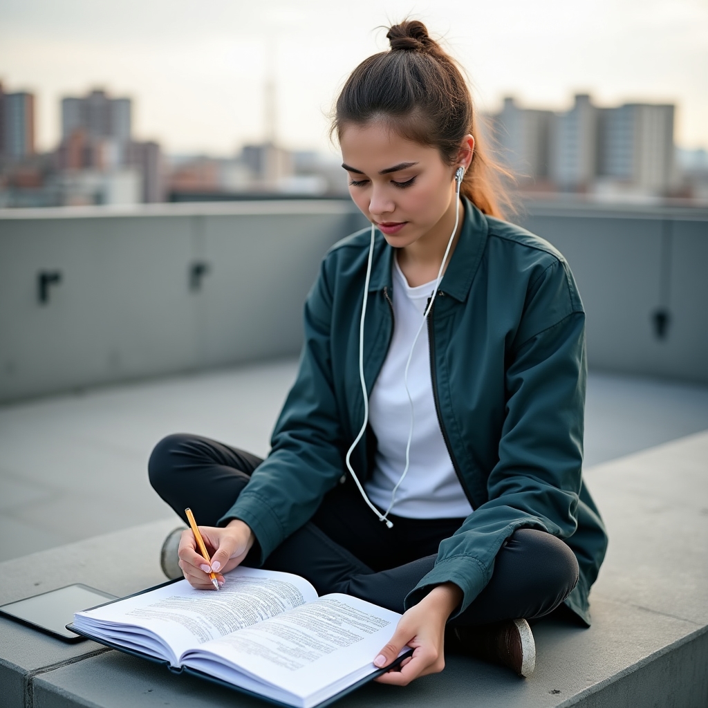 Студент изучает финансовую отчётность и аналитику